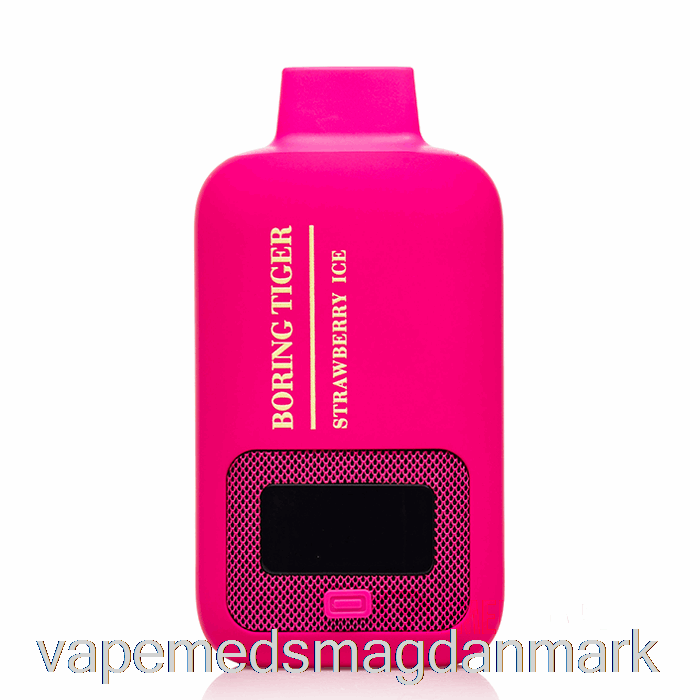 Vape Uden Nikotin Luffbar Boring Tiger 25000 Engangs Jordbæris